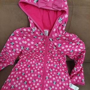NWT Disney Minnie Mouse Snow Jacket, Size 7/8